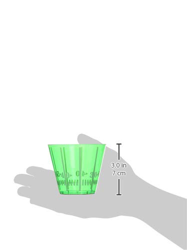 Vibrant Green Football Party Plastic Tumblers - 9 oz. (24 Pack) - Perfect for Game Day, Tailgating & Festive Celebrations