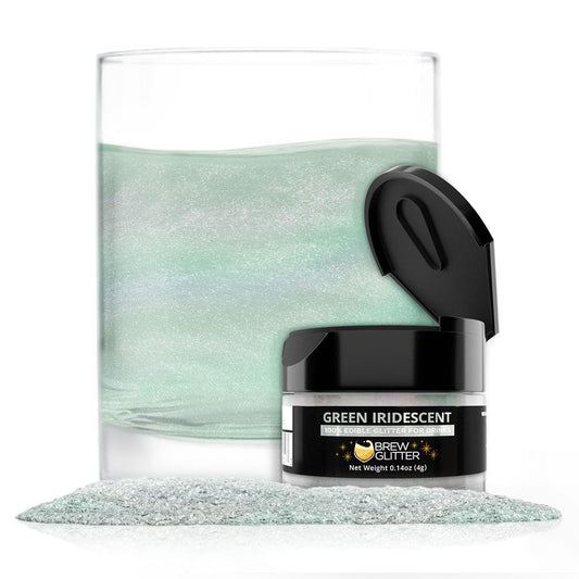 Brew Glitter Red Edible Drink Glitter 1x 4g Jar for Cocktails, Beer, & Beverages