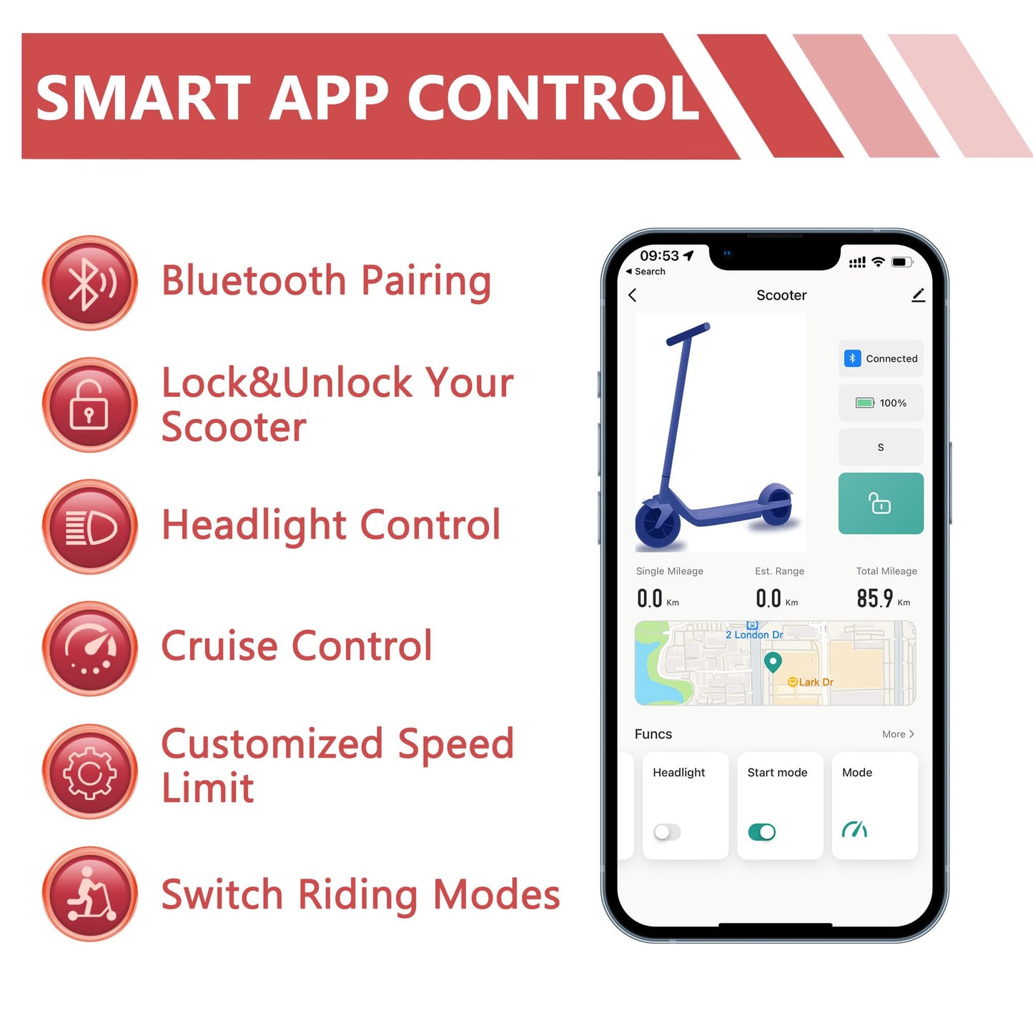 Electric Scooter for Adults, 8.5/10/14" Tires, 19/22Mph, 350W/500W Motor, 21-28 Miles Range, Folding E-Scooter with Dual Suspension,APP(V1/SPRO/MAX/PRO/X1/X1PRO)
