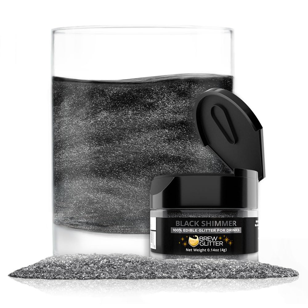 Brew Glitter Red Edible Drink Glitter 1x 4g Jar for Cocktails, Beer, & Beverages