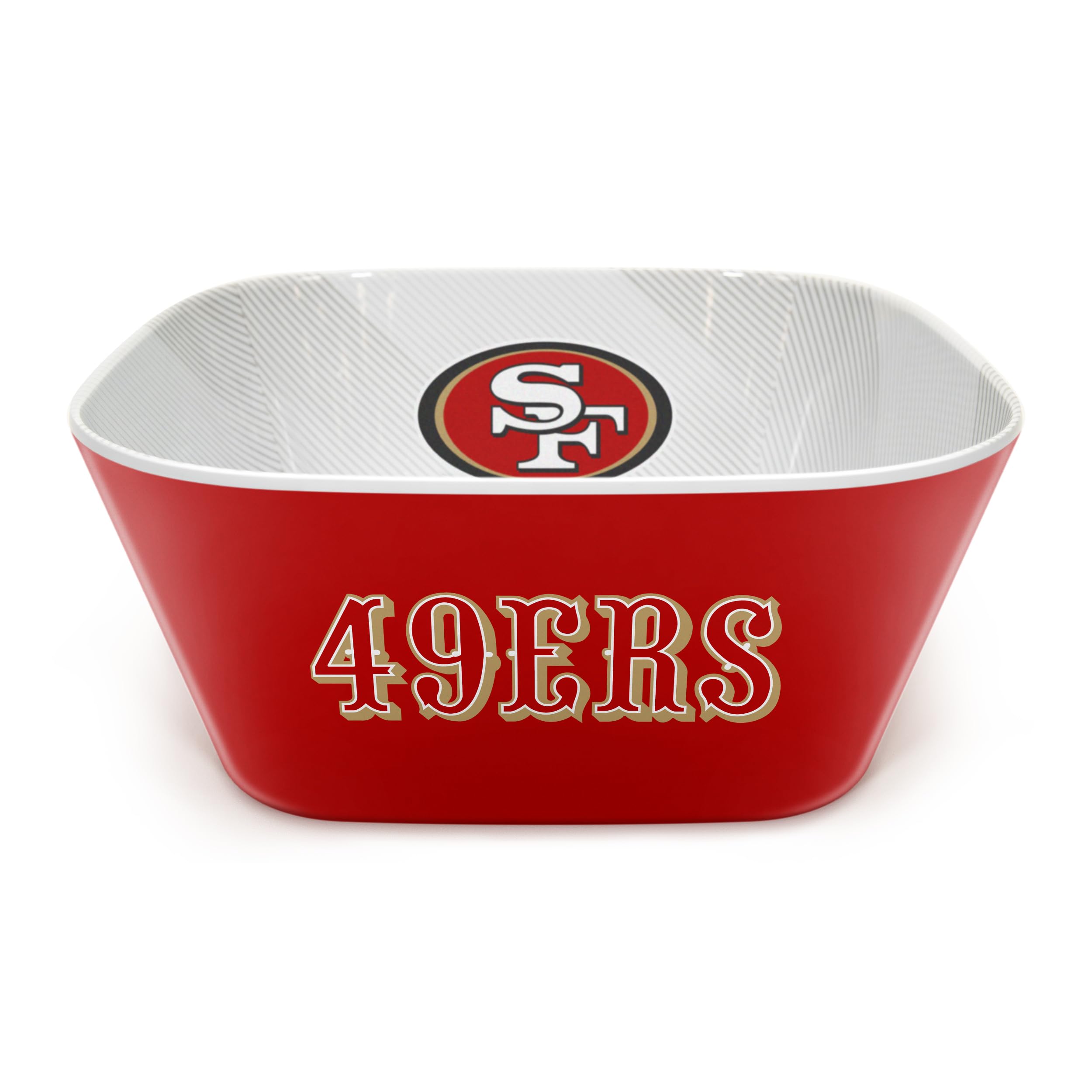 YouTheFan NFL San Francisco 49ers Large Party Bowl