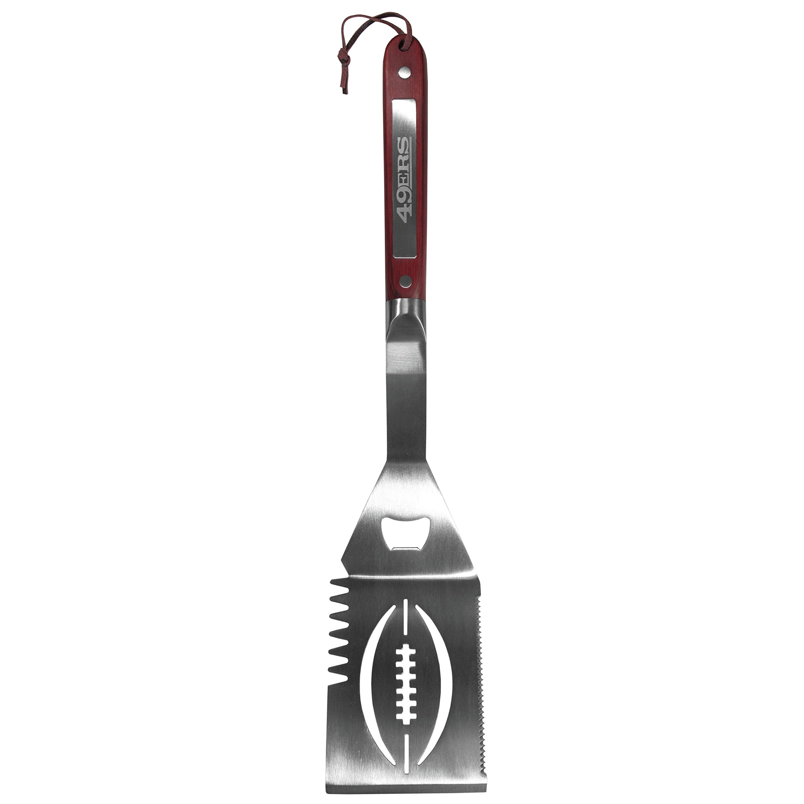 NFL Siskiyou Sports Fan Shop San Francisco 49ers Chef's Choice Wood Spatula 17 inch Team Color