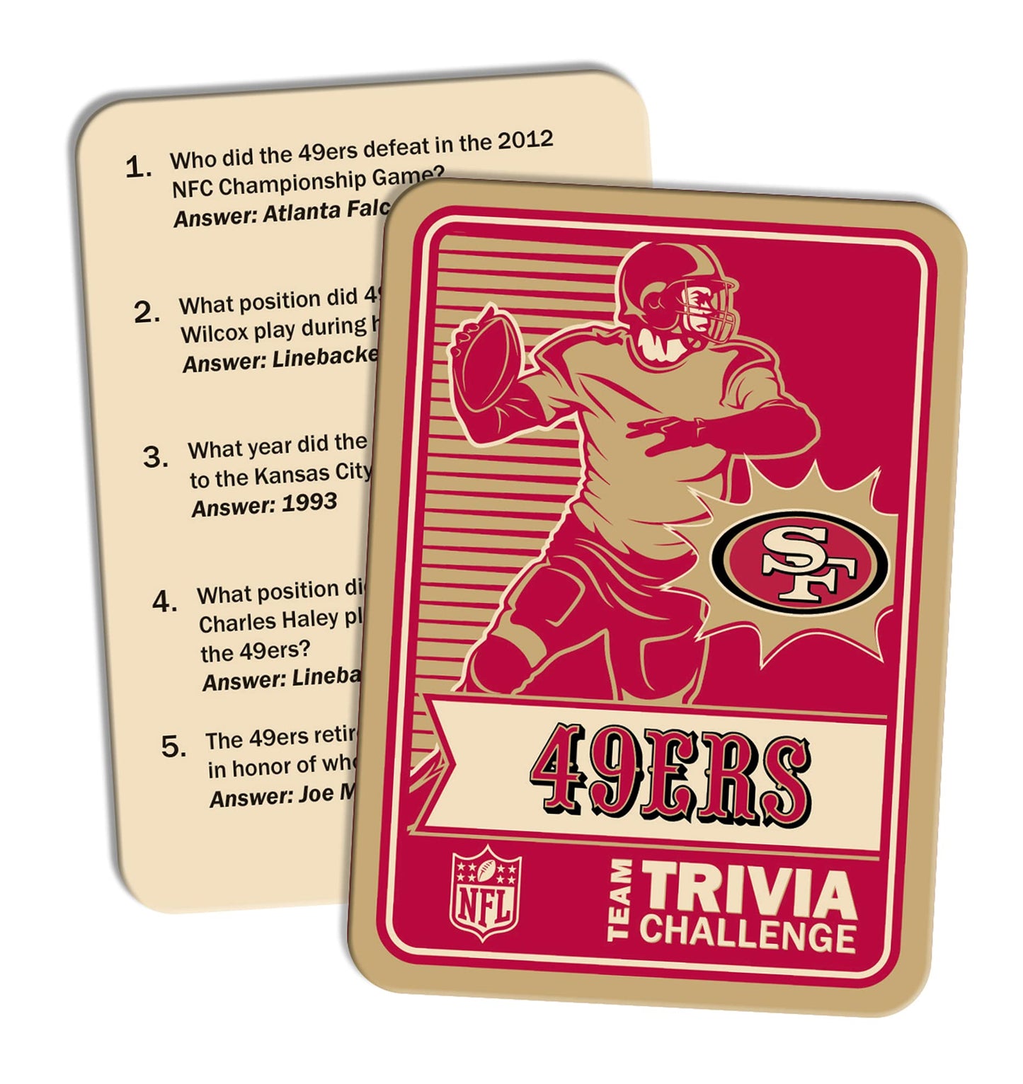 Masterpieces Game Day - NFL San Francisco 49ers - Team Trivia Challenge, Officially Licensed