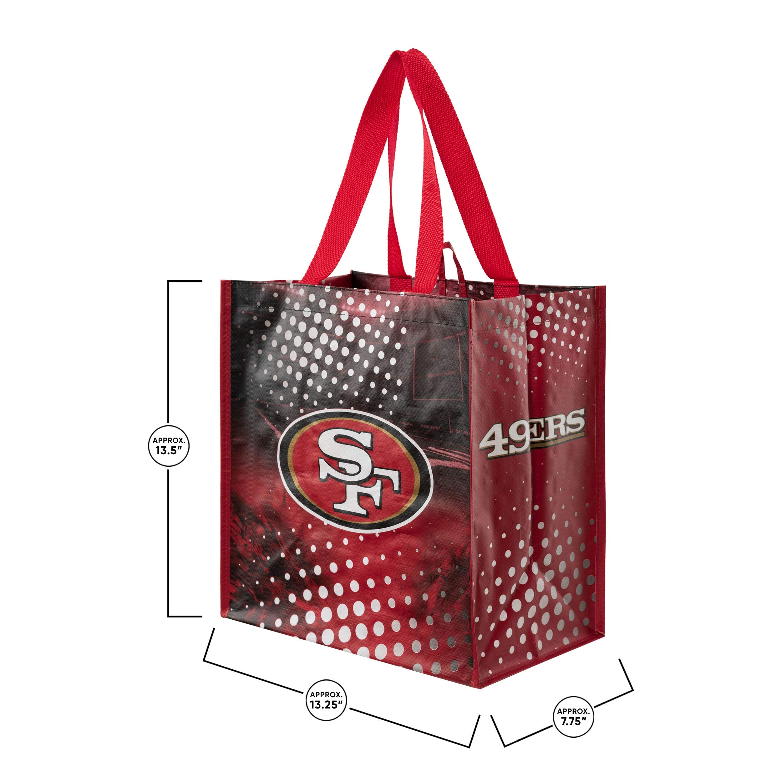 FOCO San Francisco 49ers 4 Pack Reusable Shopping Bags