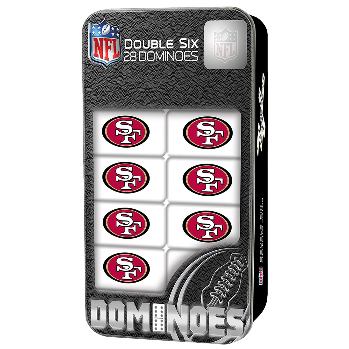 MasterPieces NFL San Francisco 49ers Collector Edition Double Six Dominoes