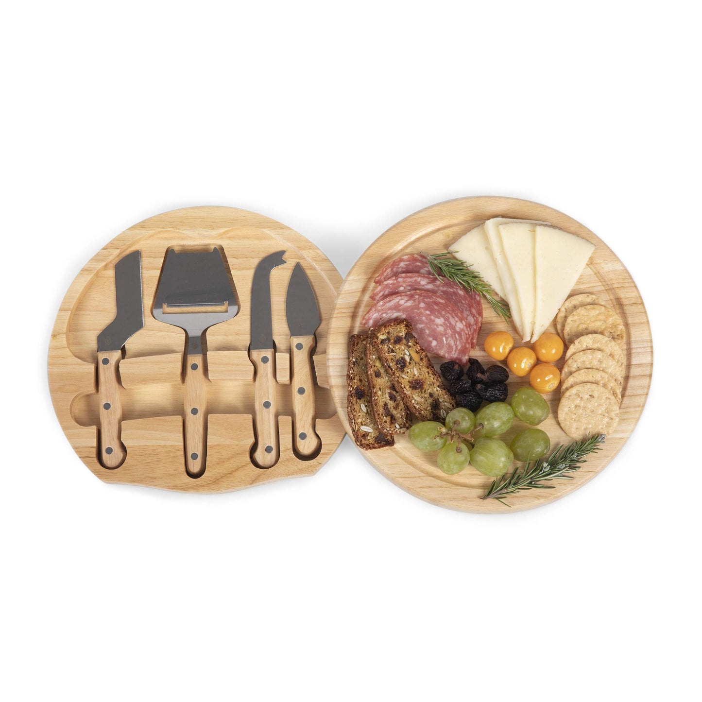 NFL San Francisco 49ers Circo Cheese Board and Knife Set - Charcuterie Board Set - Wood Cutting Board
