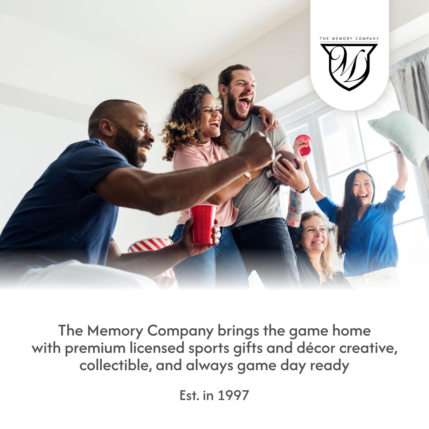 The Memory Company Officially Licensed Wine Bottle Chiller with 2 Ceramic Lined 12oz. SS Stemless Wine Tumblers, San Francisco 49ers