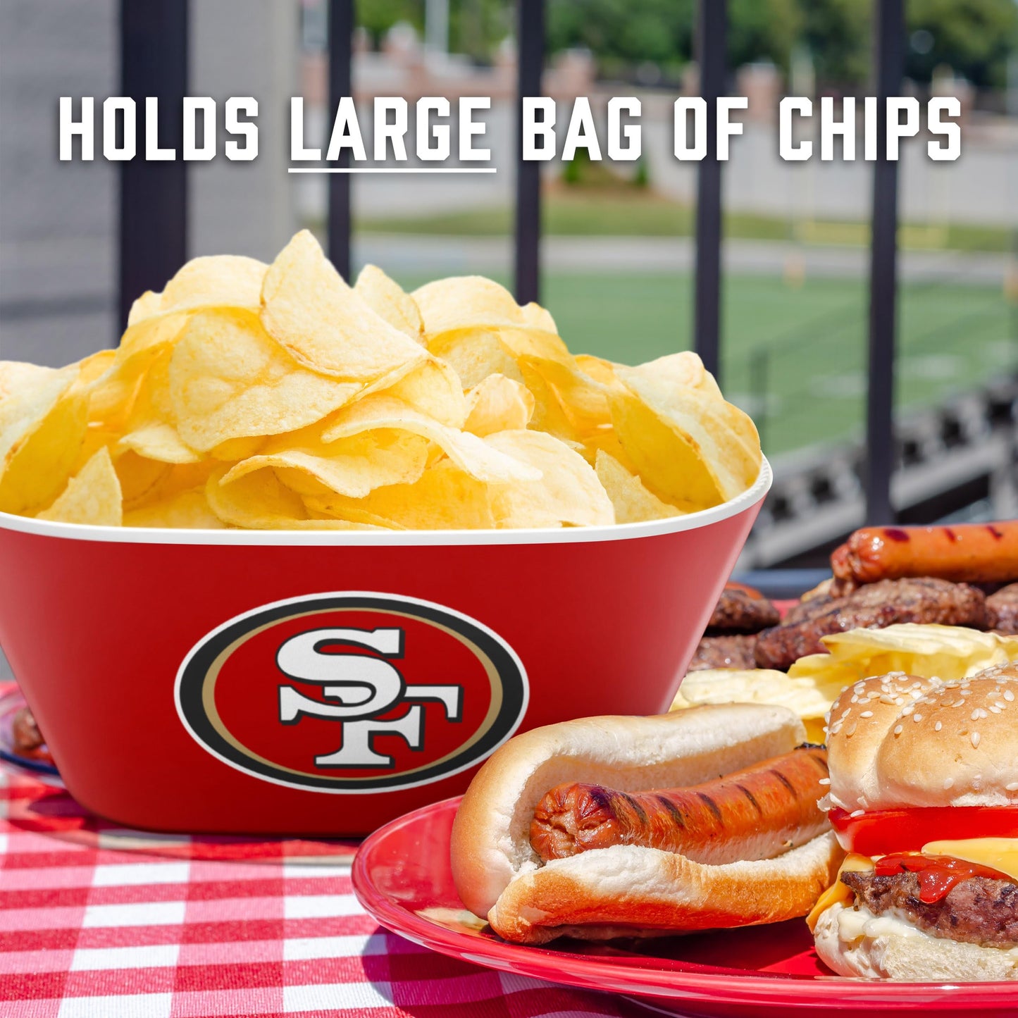 YouTheFan NFL San Francisco 49ers Large Party Bowl