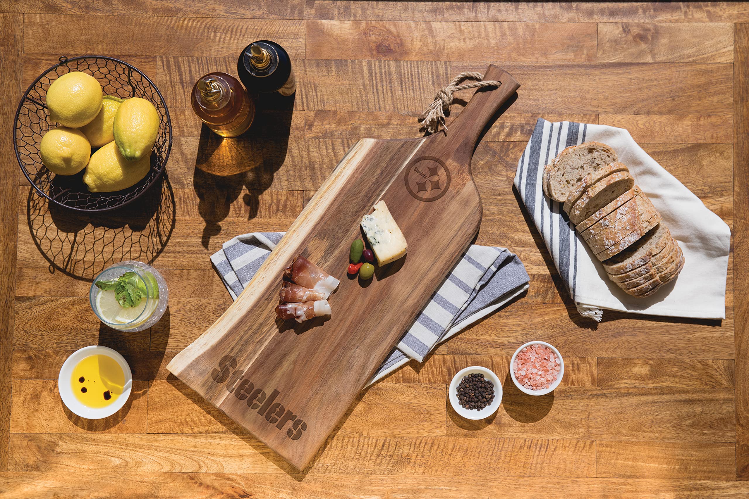PICNIC TIME San Francisco 49ers Artisan Acacia Serving Plank