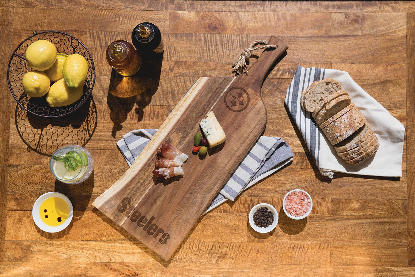 PICNIC TIME San Francisco 49ers Artisan Acacia Serving Plank
